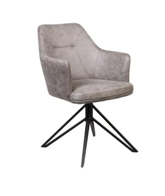 Produktbild von Drehsessel Inca grau 2 er Set