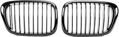 Produktbild von DIEDERICHS 1223341 Kühlergrill Frontgrill für BMW 5 Limousine (E39) Schwarz Glänzend