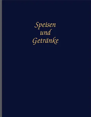 Produktbild von Adina Speisekarte Menümappe A4 dunkelblau Lederoptik aus Vinyl