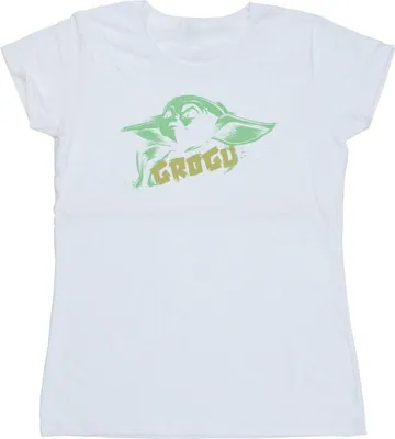 Produktbild von Star Wars - "The Mandalorian The Child" T-Shirt für Damen BI50608 (XXL) (Weiß)