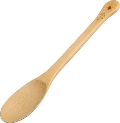 Produktbild von Fackelmann Löffel TROPICAL, Kochlöffel aus Bambus, Rührlöffel mit Tukan-Gravierung (Farbe: Braun)