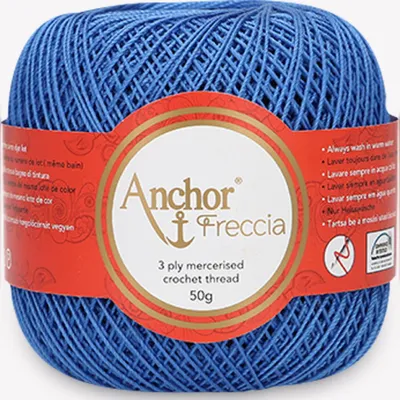 Zdjęcie produktu dla Anchor Freccia 12 – cienka przędza bawełniana do filigranowego szydełkowania (kolor 00142)