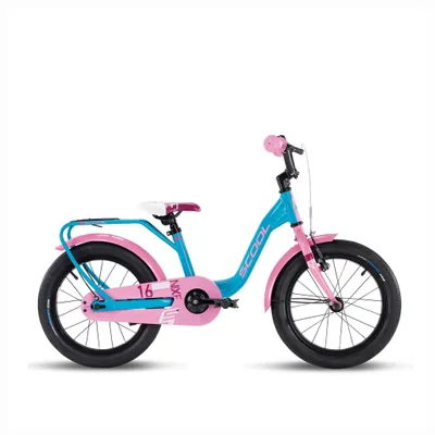 Produktbild von 16 Zoll Kinderfahrrad, 1-Gang, Kinderfahrrad, S’COOL niXe, ab ca. 4–6 Jahre, 100–115 cm, Rosa