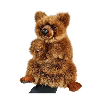Produktbild von Hansa Creation - Kuscheltier - Handpuppe Bär braun
