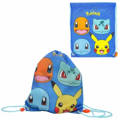 Produktbild von Pokemon Turnbeutel Sporttasche Schule Umhängetasche