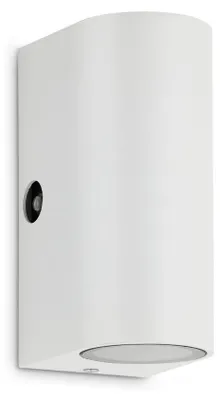 Produktbild von LED Außenleuchte Dämmerungssensor GU10 IP44 5 W weiß Metall Telefunken