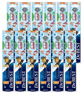Produktbild von Dr. Best die Kinder - Milchzahn Zahnbürste sanft und schonend 12er Pack