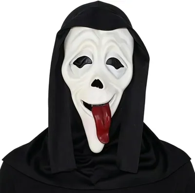 Zdjęcie produktu dla Maska przerażająca na Halloween, realistyczna, uniwersalny rozmiar, idealna na Halloween