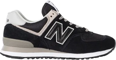 Produktbild von New Balance 574 Wildleder Trainer, Schwarz 40 EU