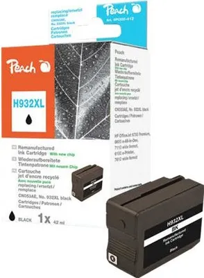 Produktbild von Peach 317265, Schwarz, Tinte auf Pigmentbasis, 42 ml, 1 Stück(e), 1520 Seiten