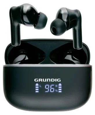 Produktbild von Grundig Kopfhörer Kabellos In Ear Bluetooth Earbuds 300mAh -  Ohrhörer mit LED-Anzeige und 6,5 Std Wiedergabezeit - inkl. Ladeetui und USB-C Ladekabel
