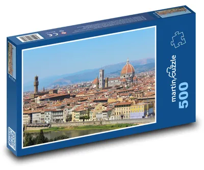 Zdjęcie produktu dla Puzzle 500 Panorama Florencji w Toskanii - martinpuzzle