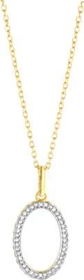Produktbild von Diamonds by Ellen K. Halskette Silber 925 vergoldet mit 40x Diamant zus. 0,11ct.