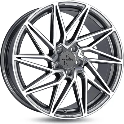 Produktbild von 18 Zoll KESKIN KT20 5x112 ET45 Alufelgen PALLADIUM FRONT POLISH