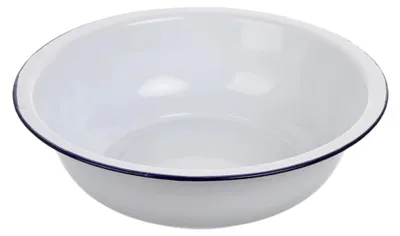 Produktbild von Emaille Schüssel 28 cm Rundes Becken für Küche und Haushalt
