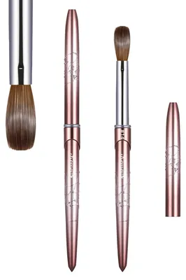 Image de Brosse à ongles, poils de Kolinsky, manche rond, modèle S007-14