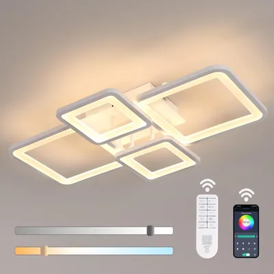 Obrázek produktu pro Dimmable LED stropní svítidlo s dálkovým ovládáním, moderní design