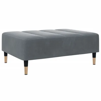 Obrázek produktu pro Podnožka tmavě šedá 77 x 55 x 31 cm samet
