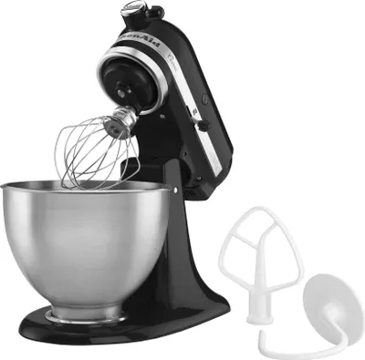 Zdjęcie produktu dla KitchenAid Classic, 4,3 l, Czarny, Metaliczny, Dźwignia, 220 RPM, 58 RPM, 220 RPM