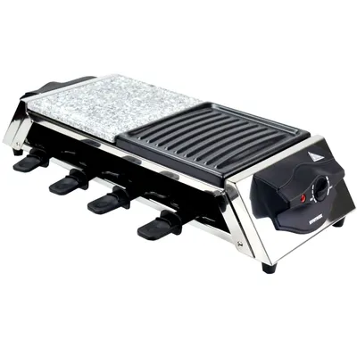 Produktbild von Raclette für 8 Personen | heißer Stein | 1200W | Emailliert - Gent / A-Ware