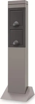 Immagine prodotto di Presa da giardino REV SteelCraft, doppia, IP44, senza cavo di alimentazione
