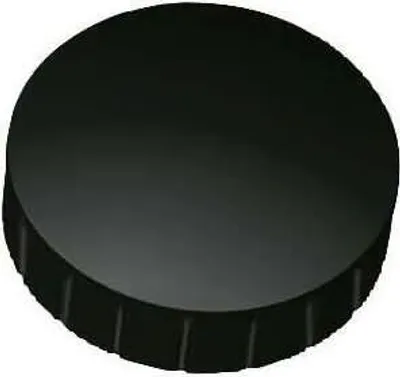 Produktbild von MAUL Magnet MAULsolid rund 2 Stück 2,5 kg Kunststoff Ferrit bruchsicher Ø 3.8 x 1.55 cm schwarz