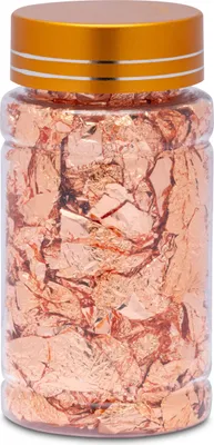Produktbild von Folienflocken zur Dekoration - Roségold