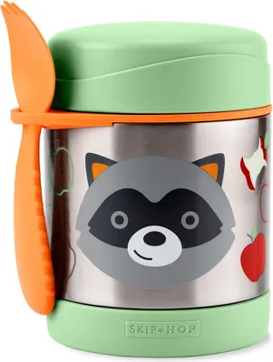 Obrázek produktu pro SKIP HOP Zoo Termoska na jídlo se lžičkou/vidličkou Mýval 325 ml, 3r+