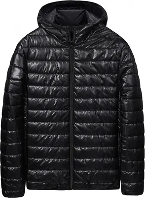 Obrázok produktu pre Pánska ležérna prešívaná bunda Zimná bunda hrubá teplá polstrovaná bunda Jesenná zimná prechodová bunda Zip Outdoor Jacket, čierna, 2XL