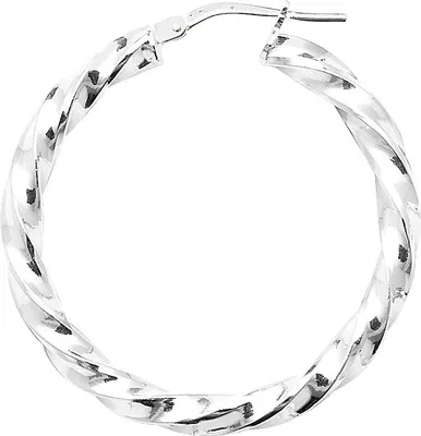 Produktbild von 925 Sterling Silber Damen - Paar Creolen - 25mm; TRS17698MM25