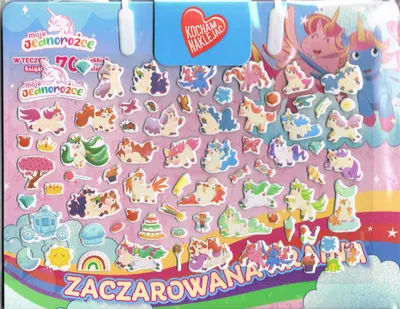 Zdjęcie produktu dla Moje Jednorożce. Zeszyt z naklejkami - Zaczarowana kraina