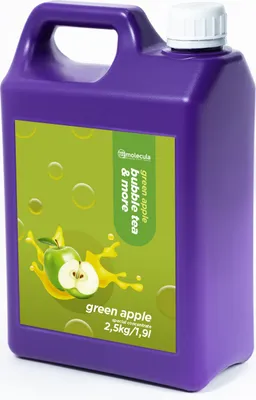 Produktbild von SIRUP FÜR BUBBLE TEA 2,5 l KONZENTRAT-SAFT-Apfel
