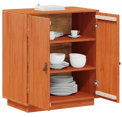 Obrázek produktu pro vidaXL Komoda voskově hnědá 65,5 x 40 x 75 cm Masivní borové dřevo