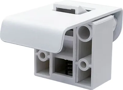 Produktbild von RV-Labs® Edelstahl Pull-Lock Möbelverschluss /-griff Catch Lock 42mm Griffbreite - Weiß