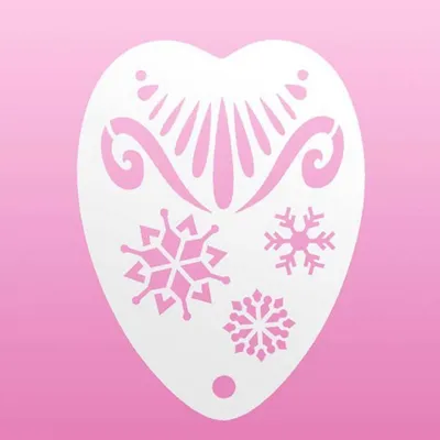 Produktbild von Herzschablone – Let it snow