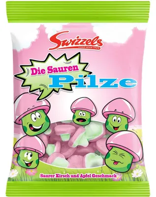 Produktbild von Swizzels Die Sauren Pilze 100g