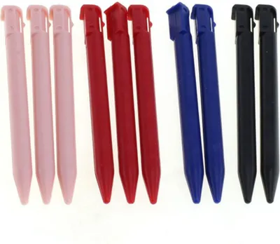 Produktbild von 10x Set subtel Touchpen: Kapazitiver Ersatzstift für Nintendo 3DS Stift Halterung + Bildschirm, Touch Display Eingabestift, Stylus Pen für Touchscreen - Touchstift Bedienstift
