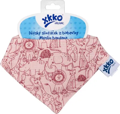 Obrázok produktu pre XKKO Organic Staré časy Šatka - Safari Mesa Rose