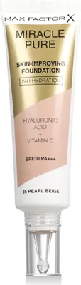 Produktbild von Max Factor Miracle Pure Skin-Improving Foundation SPF 30 PA+++ (35 Pearl Beige) 30 ml