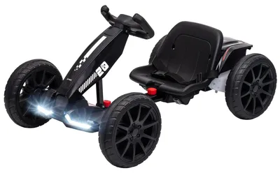 Produktbild von AIYAPLAY Elektro Go-Kart für Kinder 12V Gokart 2 Motoren 4-fach verstellbar Sitz