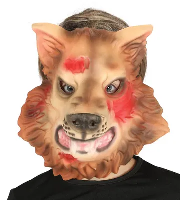 Produktbild von Wolfsmaske Tier Maske für Erwachsene