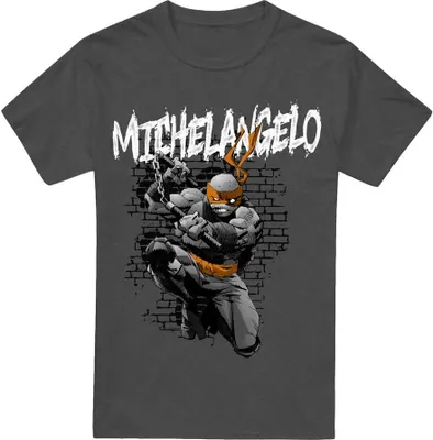 Image de Teenage Mutant Ninja Turtles - T-shirt Homme/Femme Unie TV18360 (XXL) (Charbon de bois)
