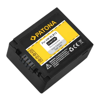 Produktbild von Patona Akku kompatibel mit Panasonic DMW-BLB13E 1250 mAh / 9.0 Wh / 7,2V