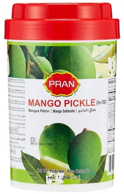 Zdjęcie produktu dla Pikle (achar) Pran Mango Pickle 1kg - mango w przyprawach kwaśno-pikantne