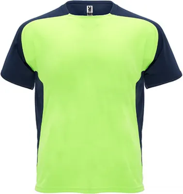 Obrázek produktu pro Roly CA6399 | Pánské tričko Bugatti - barva: Fluor Green 222/Navy Blue 55 - velikost: L