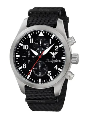 Produktbild von KHS - Armbanduhr - Herren - Airleader Steel Chronograph - KHS.AIRSC.NB