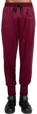 Image de Pantalon de jogging Killstar - Modèle "Dazed", couleur bordeaux, taille L
