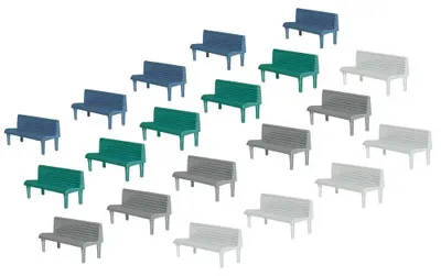 Produktbild von Faller 180441 - 1/87 / H0 20 Bänke - Neu