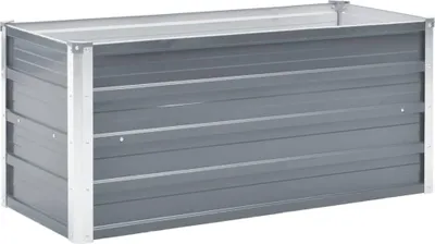 Produktbild von vidaXL Garten-Hochbeet Verzinkter Stahl 100x40x45 cm Grau