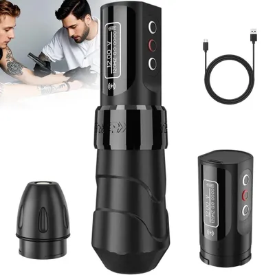 Produktbild von Wireless Rotary Tattoo Maschine Pen 2000mAh Touch Akku Kabellos tätowiermaschine für Tattoo Anfänger und Künstler